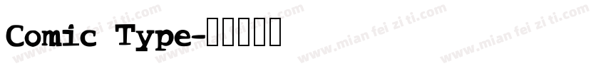 Comic Type字体转换